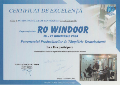 2004 DIPLOMA PARTICIPARE RO WINDOOR