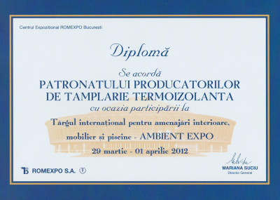 2012 DIPLOMA PARTICIPARE AMBIENT EXPO